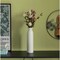 Uniquewise Contemporary White Cylinder Shaped Ceramic Table Flower Vase Holder, 12 Inch QI004364.L - alternate 2